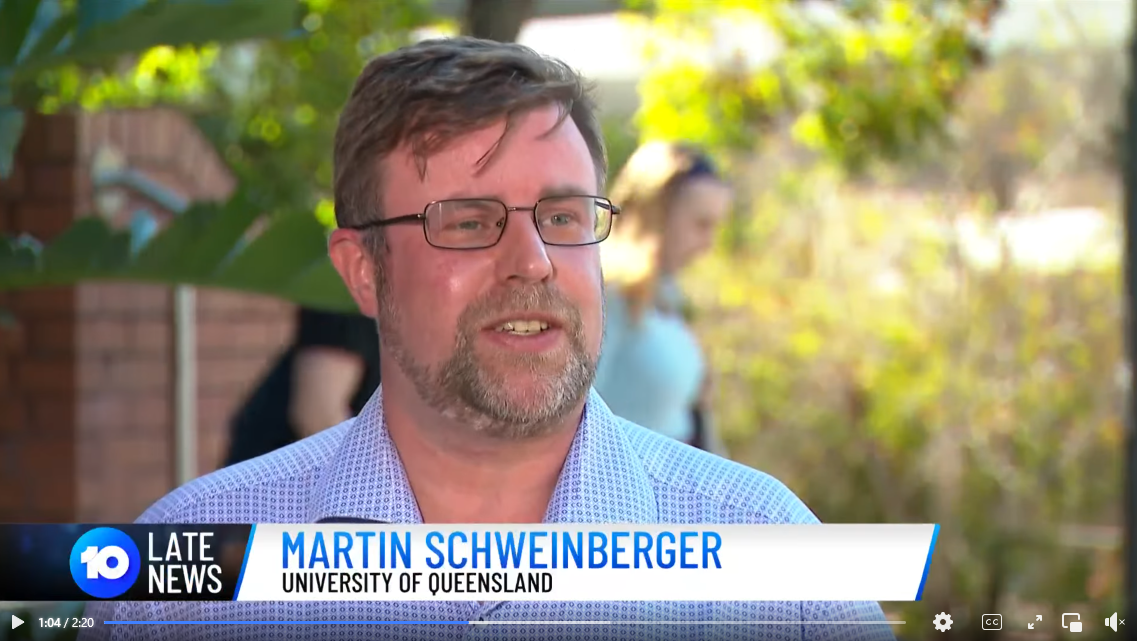 Channel 10 News segment screenshot